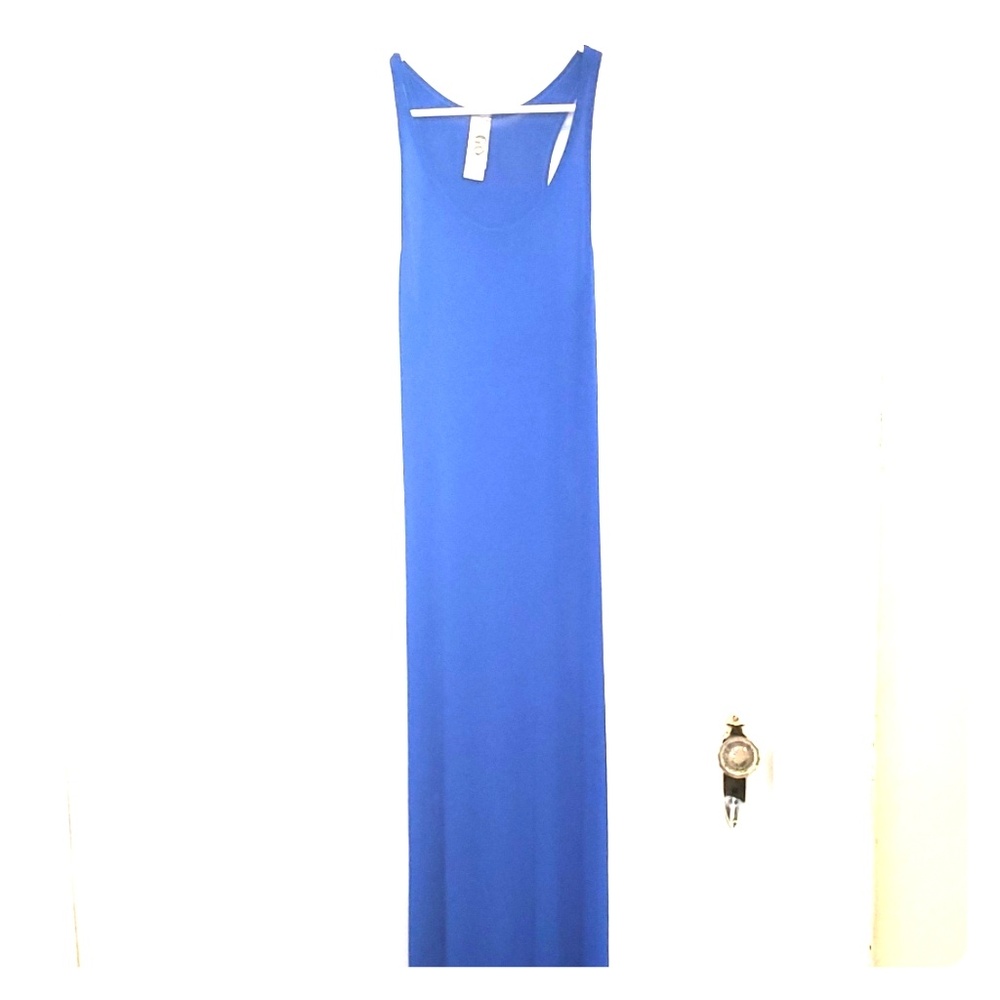Royal blue maxi dress